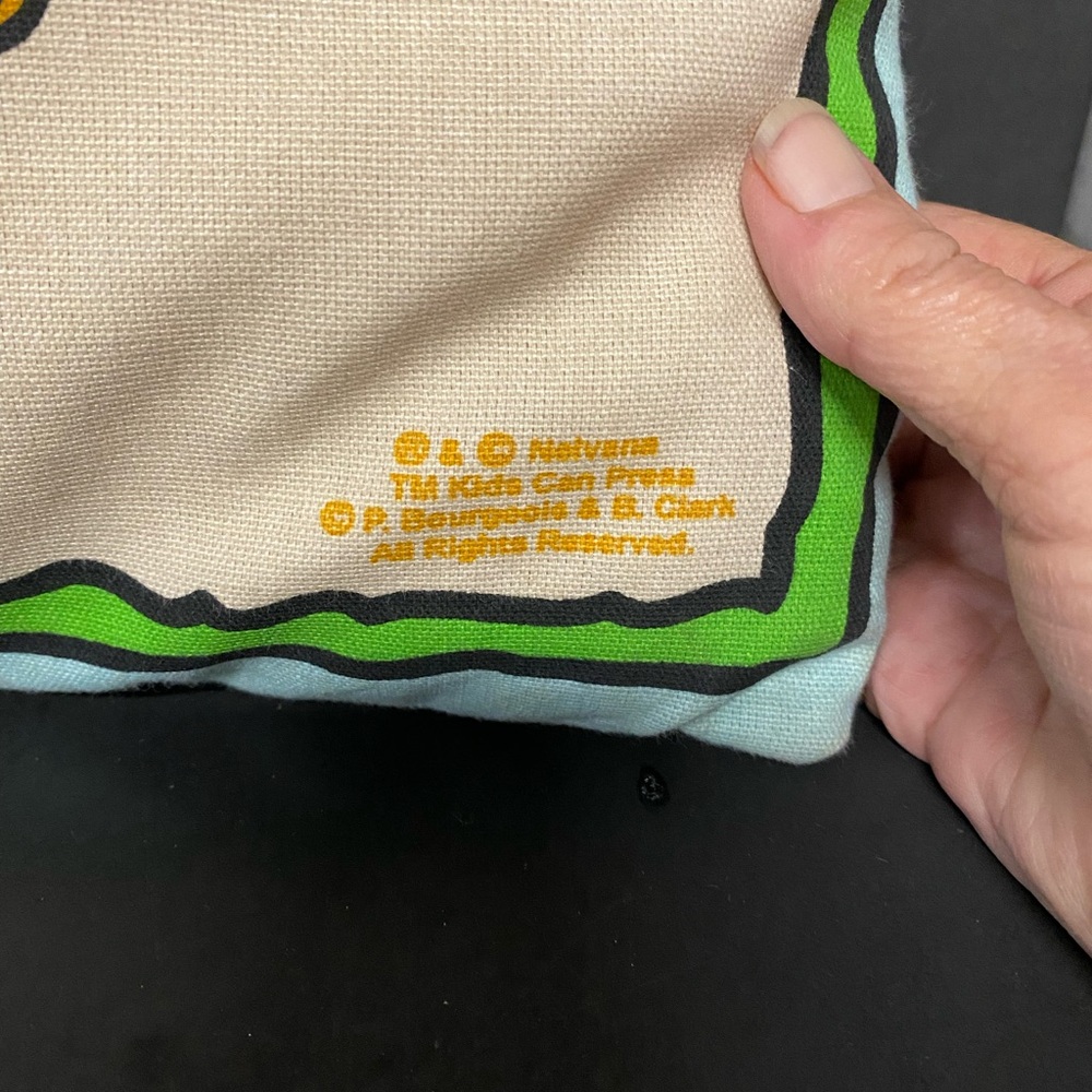 Vintage FRANKLIN THE TURTLE Block-Stacking Decorative Pillow - Picture 4 of 6